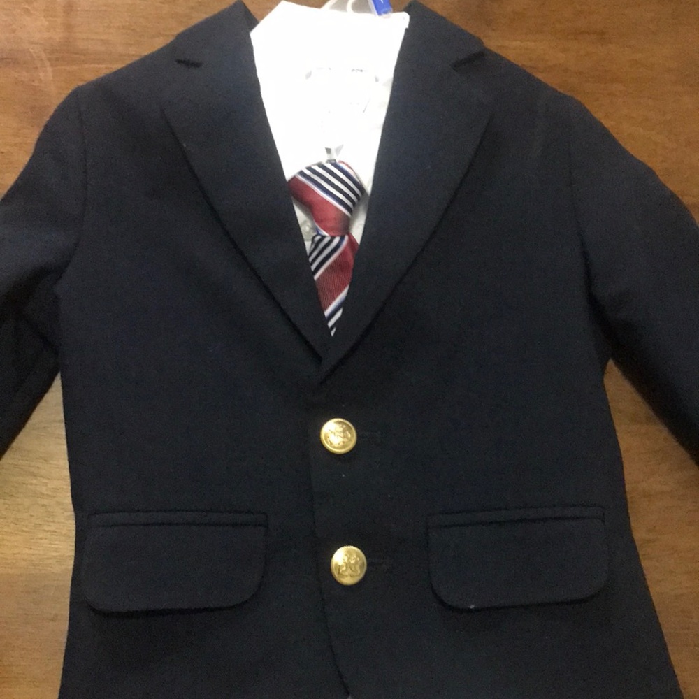 Náutica Blazer with shirt 👔 and tie - size 18-24m